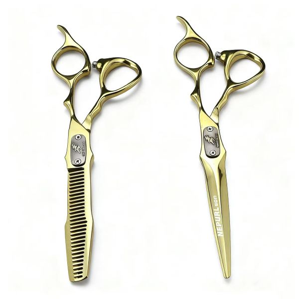 6 Inch Double-Sided Sword-Shaped Hairdressing And Barbering Scissors