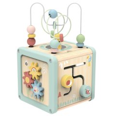TookyToy Pastel Play Cube Activity Toy