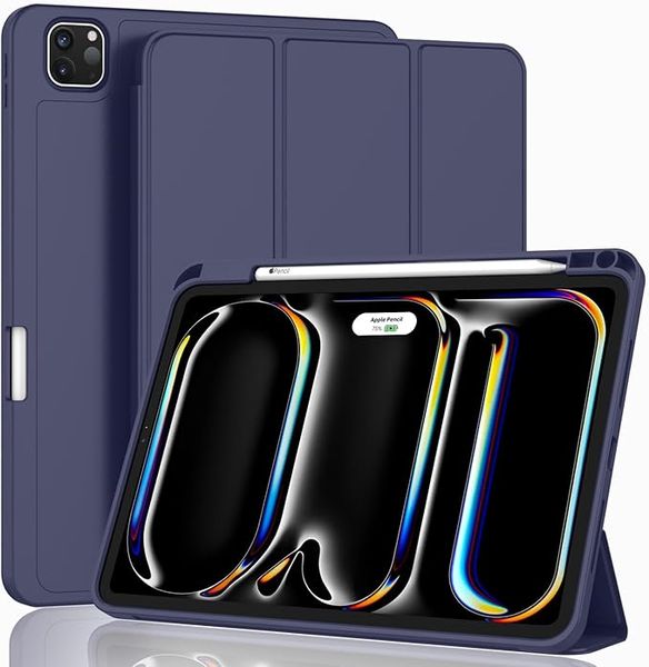 Compatible with iPad Pro 11" Case (M5 2025 / M4 2024) Shockproof Flip Cover