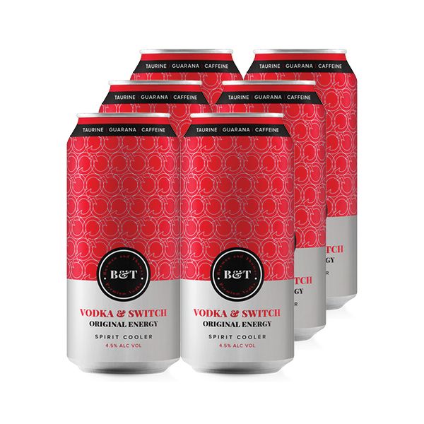 Bowman &amp; Thomas Vodka Switch Original 6 x 440ml Cans