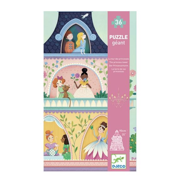 Djeco Floor Puzzle - The Princess Tower