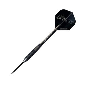 Datadart Black - Torpedo Ringed Steel Tip Dart
