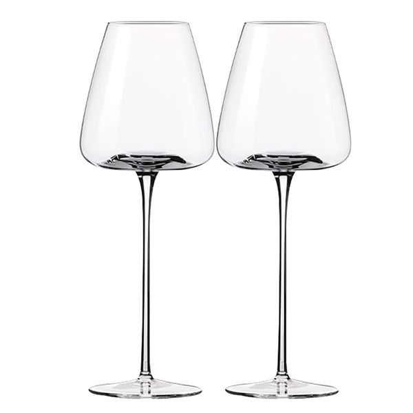 Elegant European Style Crystal Red Wine Glasses for Any Occasion - 2 Piece