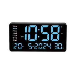 LED Digital Wall &amp; Desk Clock
