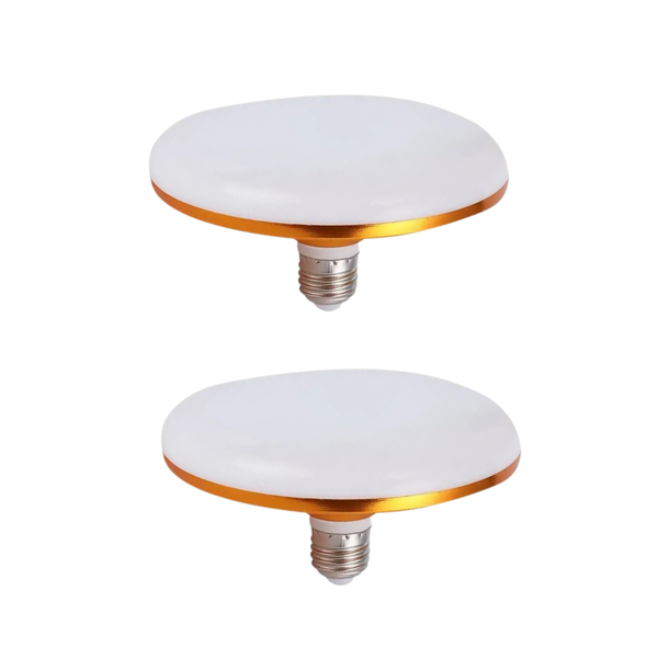 2 Pack LED UFO Ceiling Light - E27 Screw Base