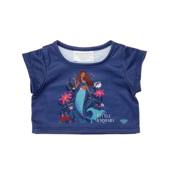 Build A Bear Disney The Little Mermaid Ariel T-Shirt - 031649