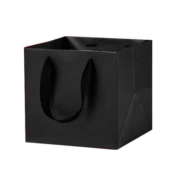 Bestby - 12pcs Premium Paper Gift Bags (Square 15 x15 x15cm)