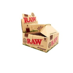 RAW Artesano King Size Paper + Tips Box (15 Per Box)