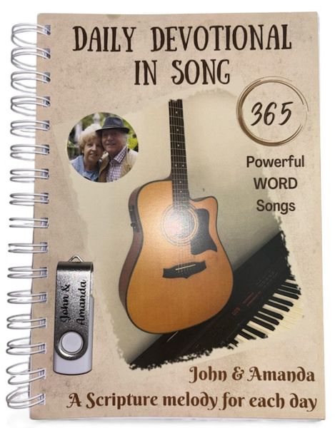 365 Daily devotional Bible songs, a scripture in song + USB Stick