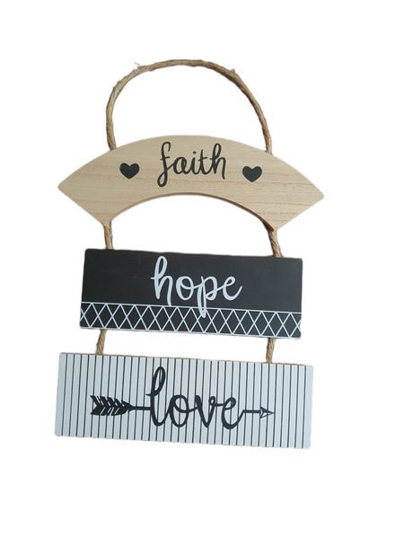 Faith Hope Love - Home Decor Wall Art
