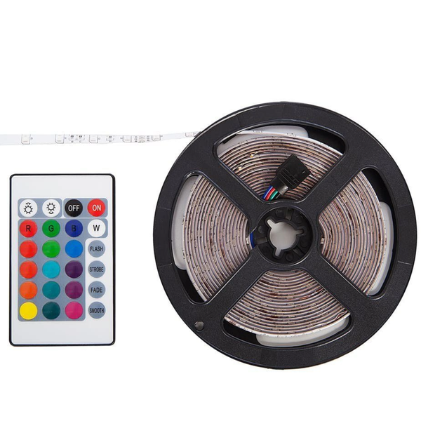 5050 RGB LED Strip Lights with Remote Control - 5M LED Light Strips