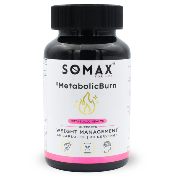 Somax MetabolicBurn Weight Management Supplement | Berberine - 60 Capsules