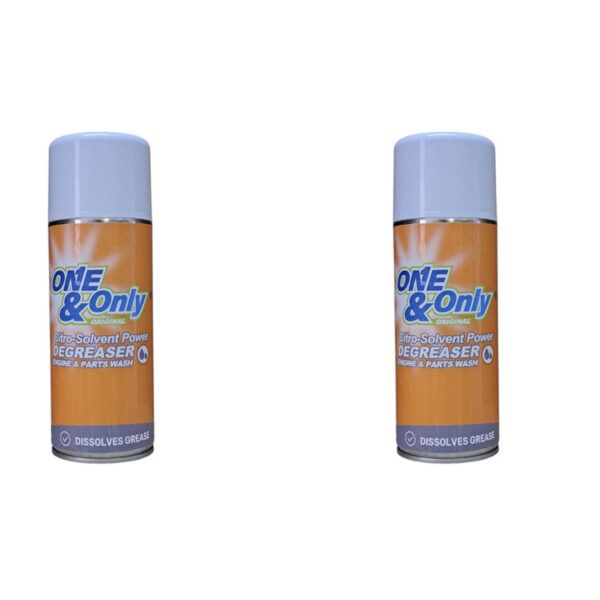 One &amp; Only Citro Solvent Degreaser Aerosol 400ml ( 2 Pack )