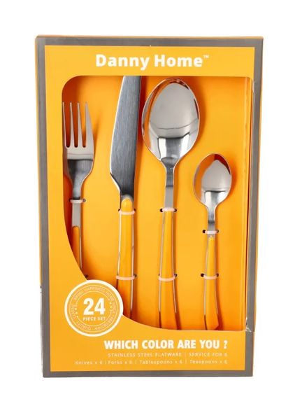 24 Set Marble Cutlery Set