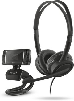 Trust 2-IN-1 Doba -Home office set -USB Headset and HD Webcam