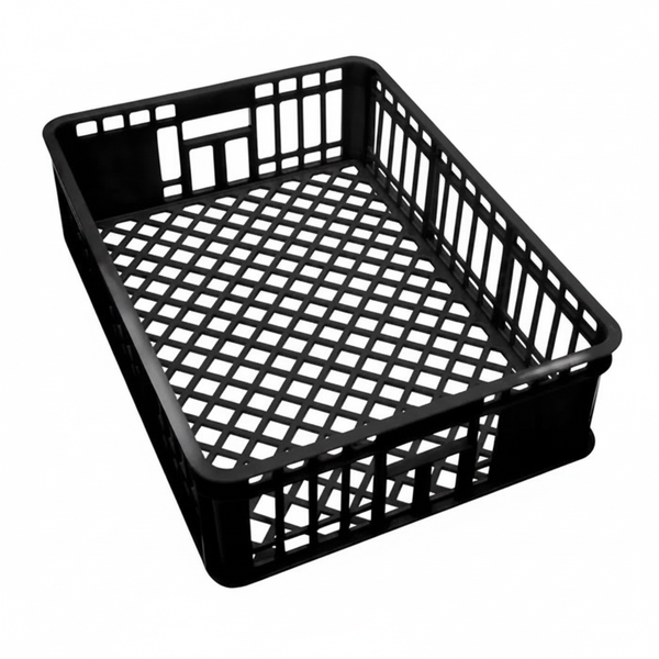 Poltek Classic Black Freezer Tray for Food Storage and Organization