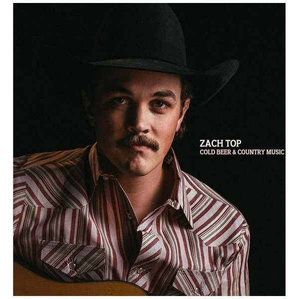 Zach Top - Cold Beer &amp; Country Music Vinyl LP Album (with 12 Tracks)