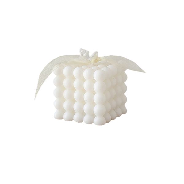 iKids Scented Candle | 5 Level White Rhombus Cube
