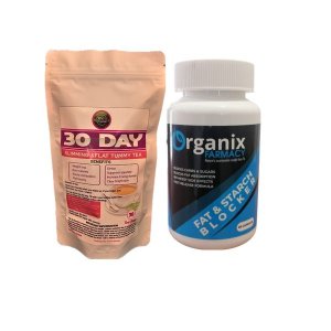 Organix Farmacy Fat &amp; Starch Blocker and 30 Day Slimming Tea- Combo