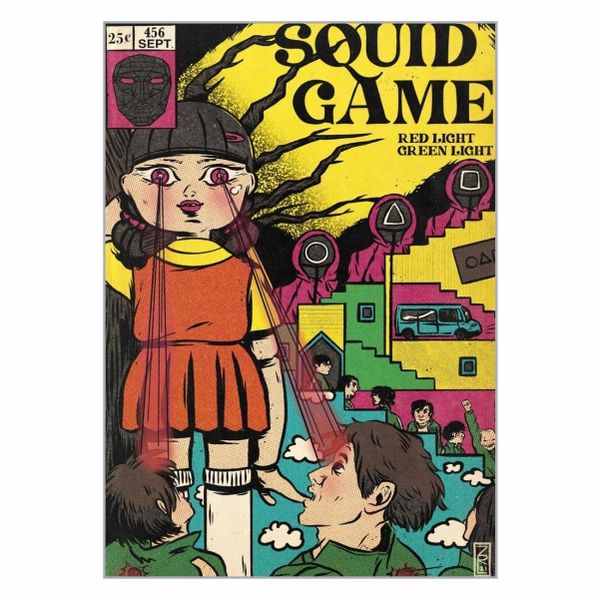 Squid Game Comic Poster - A1