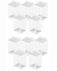 Plastic Protector Case 0.5mm Thick Compatible With 4-inch Pops 10 Pack