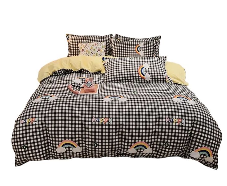 High Quality Polycotton Duvet Cover Bedding Set - Double XL