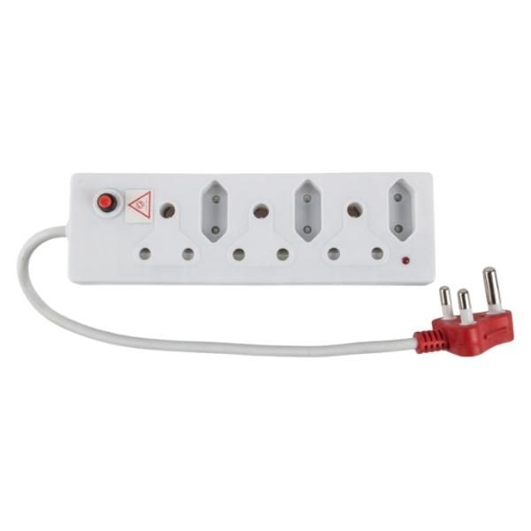 Zenith - 6 Way Multi-Plug Surge 3 x 16A + 3 X 5A