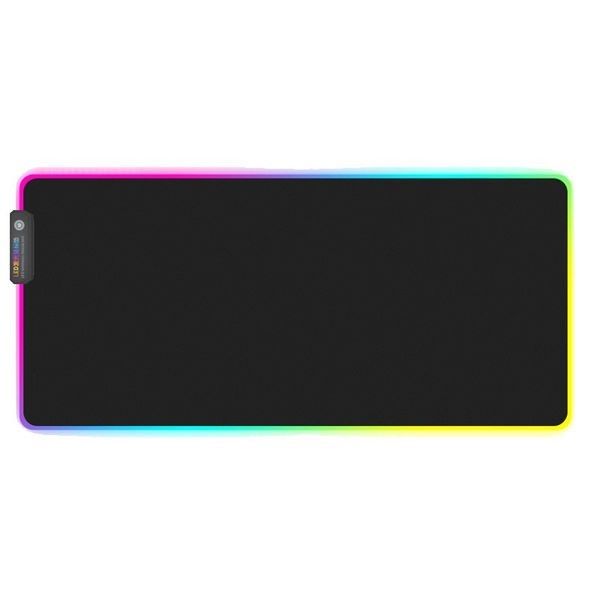 Non-Slip Illuminated LED RGB Mouse Pad - Black