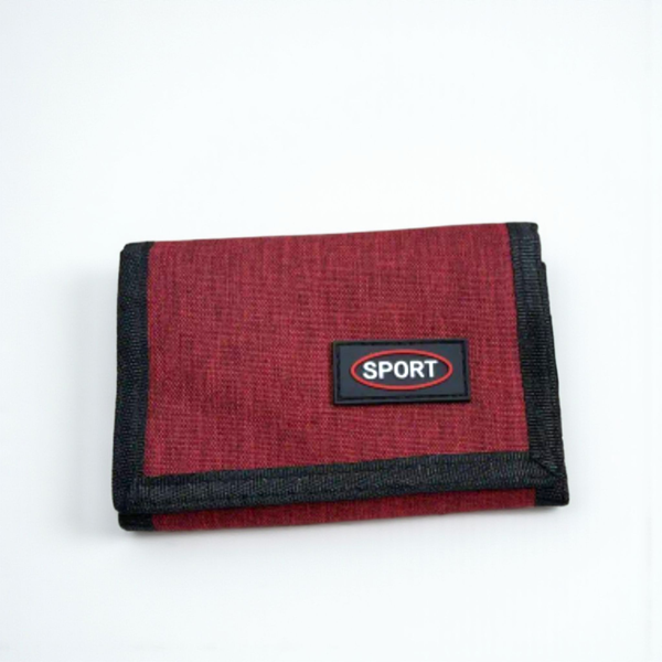 Gift Emporium Sport Velcro Wallet with Chain - Red