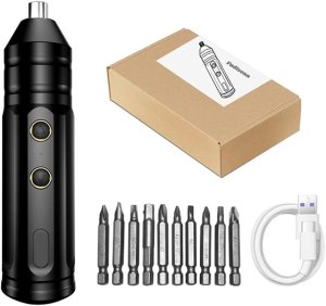 10-in-1 Mini Screwdriver Set with Type-C Charging, 4W 1200mAh