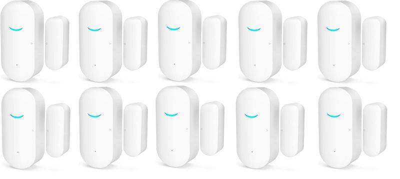 WiFi Wireless Door Window Sensor, Home Security Alarm System (PACK OF 10)
