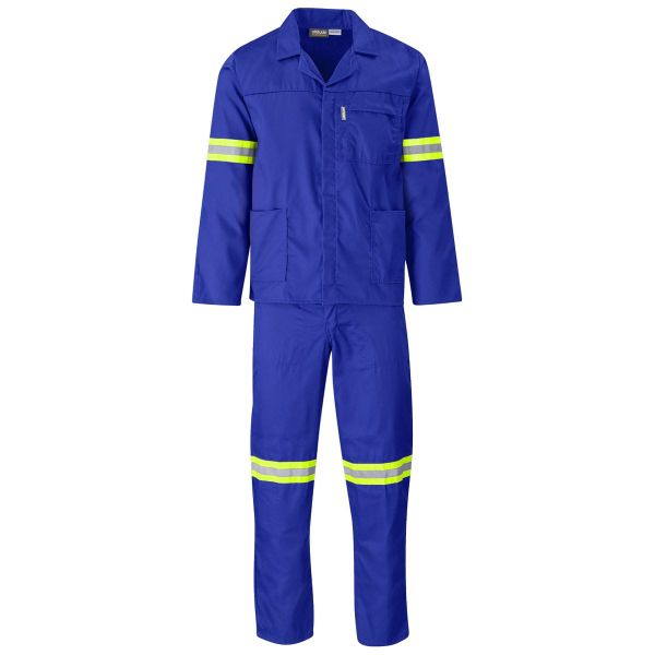 SMTE - Quality 2 Piece Worksuit/Uniform Shirt &amp; Pants Combo- Royal blue