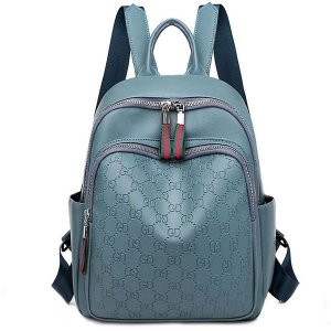 Korean fashion casual backpack Green