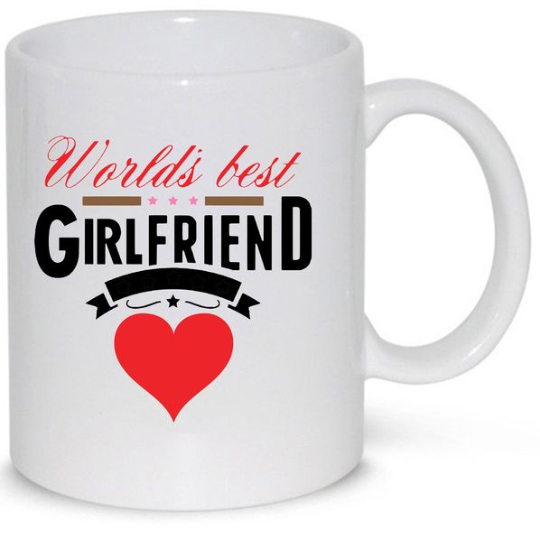 World's Best Girlfriend Anniversary Gift Coffee Mug (11Oz Standard Mug)