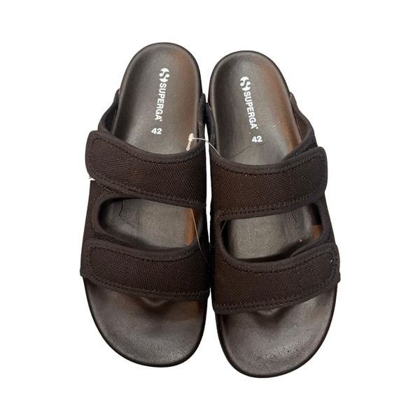 Superga Velcro Slide Sandals - Cotton Upper Comfort Slides