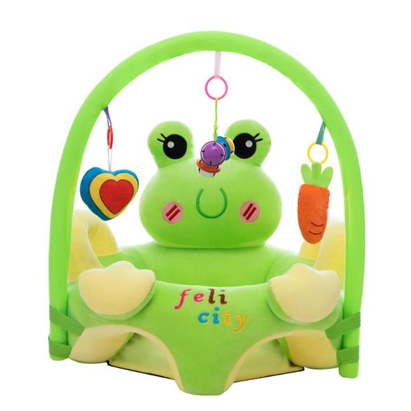Frog baby Plush Chair Baby Seats Sofa With Game Pole