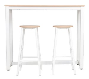 3 Piece Chenin Bar Table with 2 Chairs