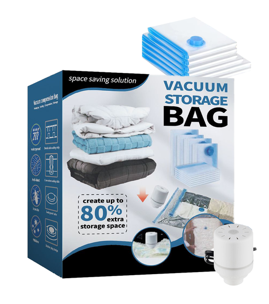 16 Pack Vacuum Storage Bags Clothes Sealer Storage With Electric Pump