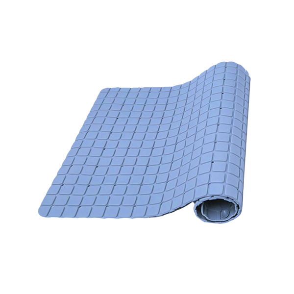 Non-Slip Anti-Bacterial Bath Shower Mat - Steel Blue - 2 Pack