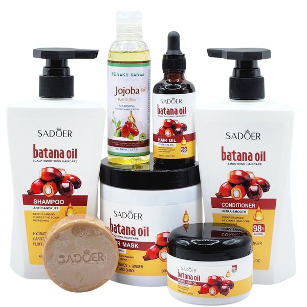 SADOER Batana Oil Kit and Runako Sanaa Jojoba Oil Combo