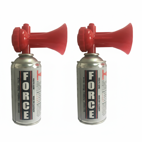 Force 250ml Self Defense Air Horn for Personal Safety and - 2 Pack