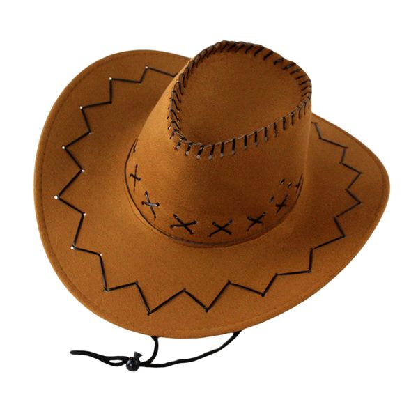 Kids Western Cowboy Cowgirl Hat Decor Sun Hat for Girls Boys Rodeo