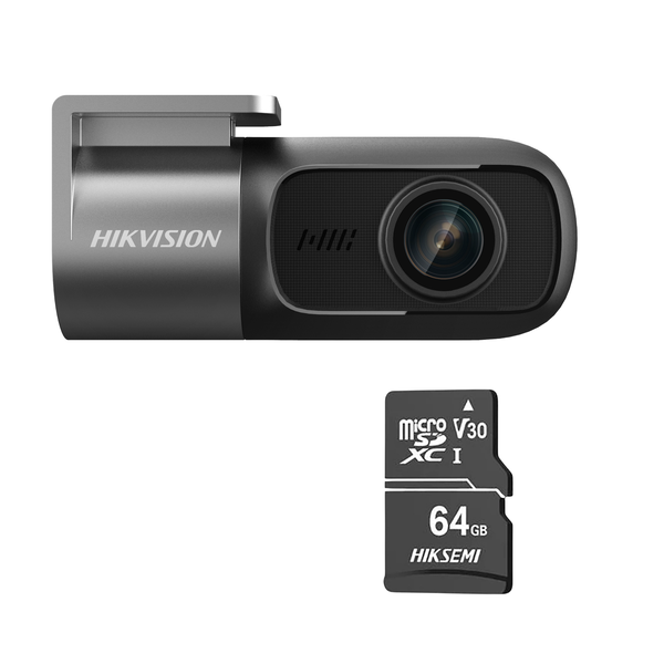 Hikvision Dashcam D1 Pro Full HD 1440P camera built in Wifi + 64GB SD card