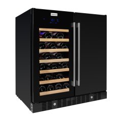 SnoMaster - 34 Bottle + 95L Double Door Wine/Bev Cooler (SMBW-95-34)
