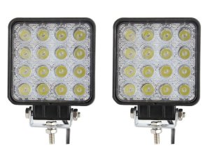 48W Square LED Light Bar Spot Lights Off Road Work Light (2pc)
