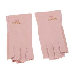 Manicure Gloves UV ProtectionGloves for Home Salon Pale Pinkish Gray