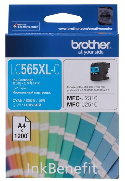 Brother LC565XLC Ink Cartridge - Cyan