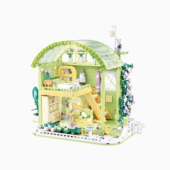 Sluban Building Set: Pleyerid - Spring Cottage with USB Light - 1416 Piece