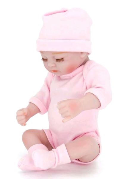 11-Inch Soft Realistic Baby Doll - Newborn-Style Vinyl Doll