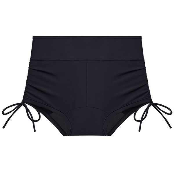 Period Swimwear Bottoms Swim Short with Adjustable Tie for Teen Girls Women
